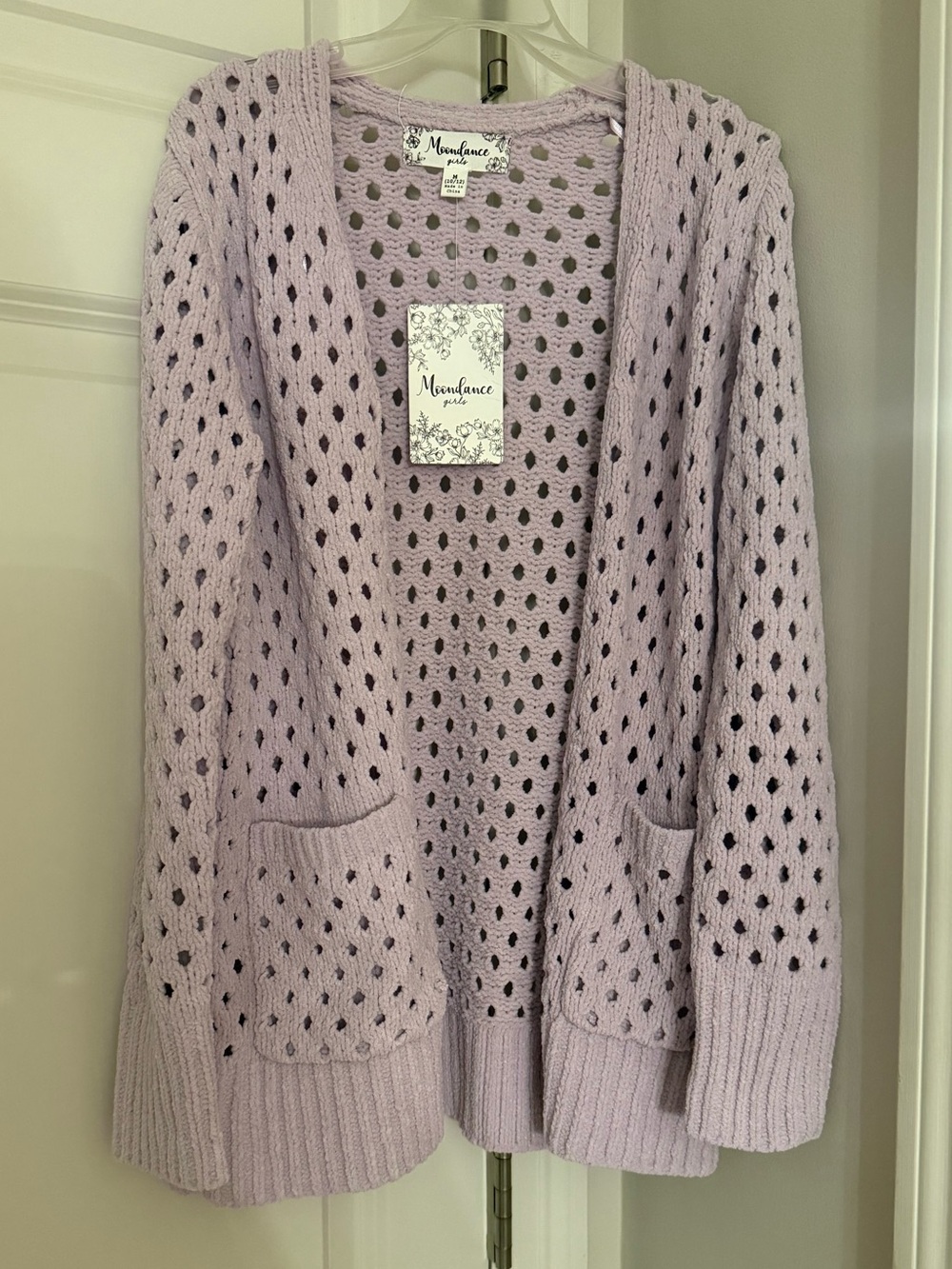 Girls open front cardigan